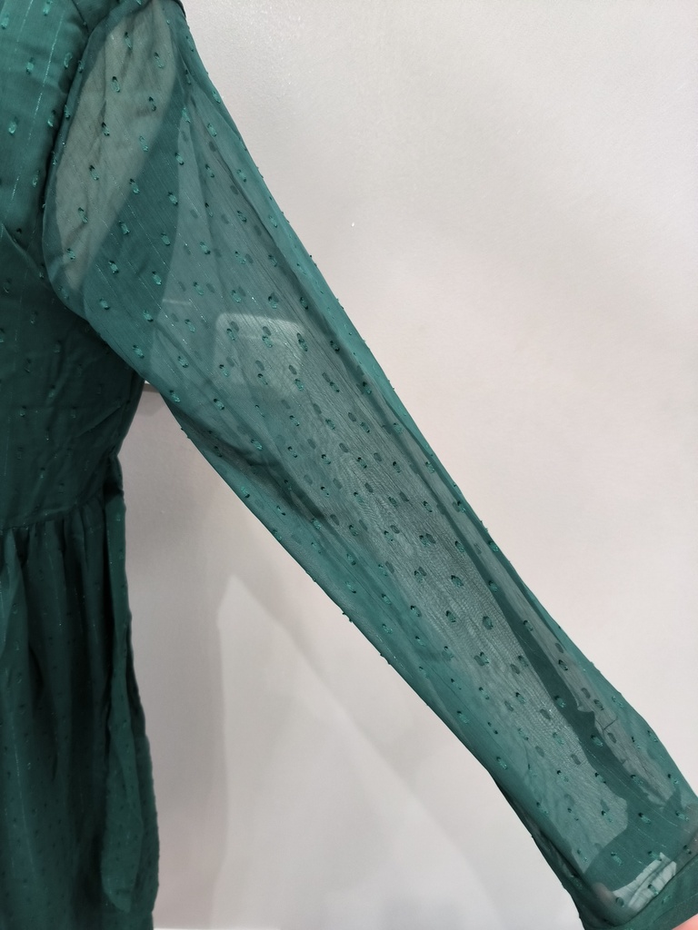 Robe longue verte 