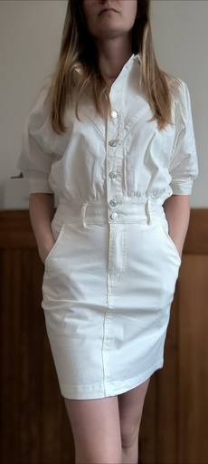 Robe Jeans blanche